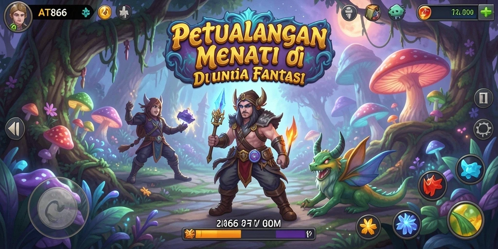 Gameplay seru AT866 yang menampilkan aksi petualangan yang mendebarkan.