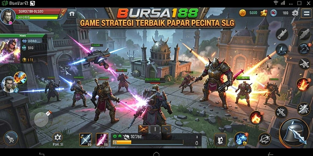 Tampilan memukau dari gameplay BURSA188 yang menantang.