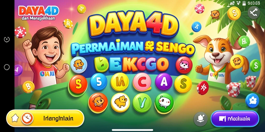Screenshot DAYA4D menampilkan antarmuka permainan Bingo yang menarik.
