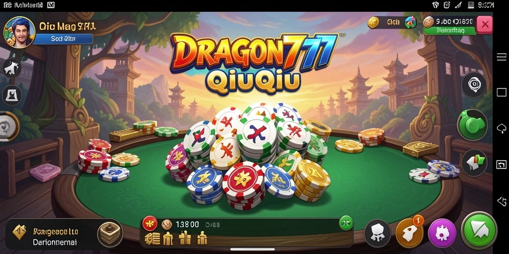 Screenshot gameplay QiuQiu yang menarik dan menegangkan.