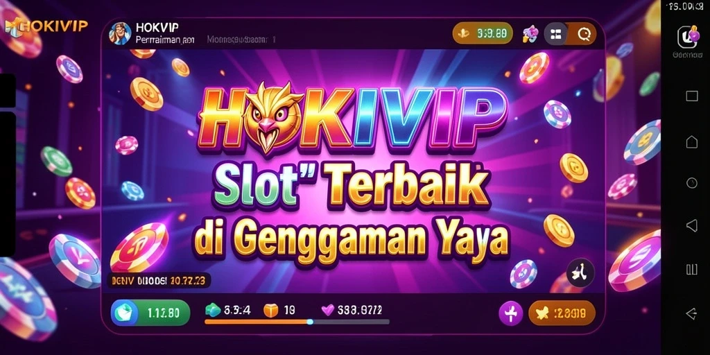 Tampilan gameplay HOKIVIP yang menarik dan penuh warna.