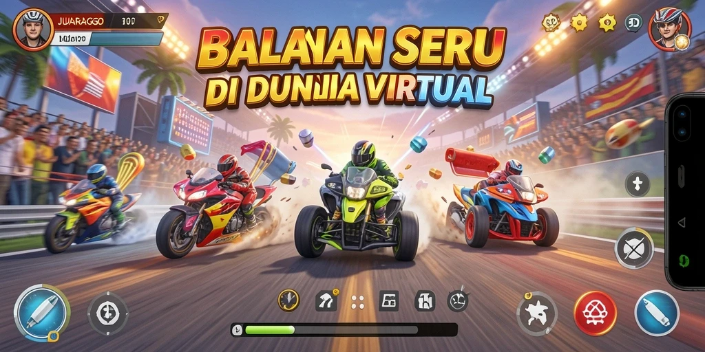 Tangkapan layar gameplay JUARAGO yang seru dan mendebarkan.