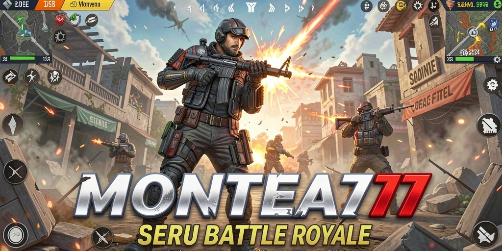 Screenshot gameplay MONTE77 dengan pertarungan seru antara pemain.