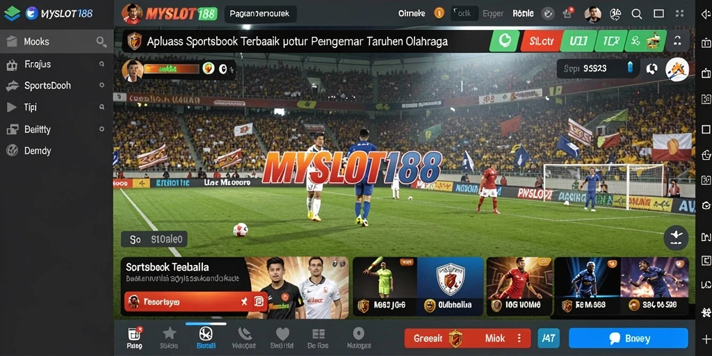 Tampilan antarmuka dan menu taruhan di MYSLOT188.
