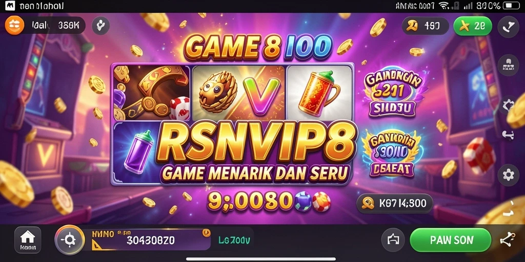 Gameplay slot RSNVIP8 yang seru dan penuh ketegangan.