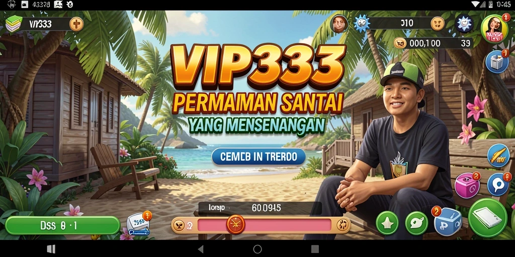 Tangkapan layar menampilkan gameplay santai VIP333 yang seru.